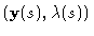 $({\bf y}(s),\lambda (s))$